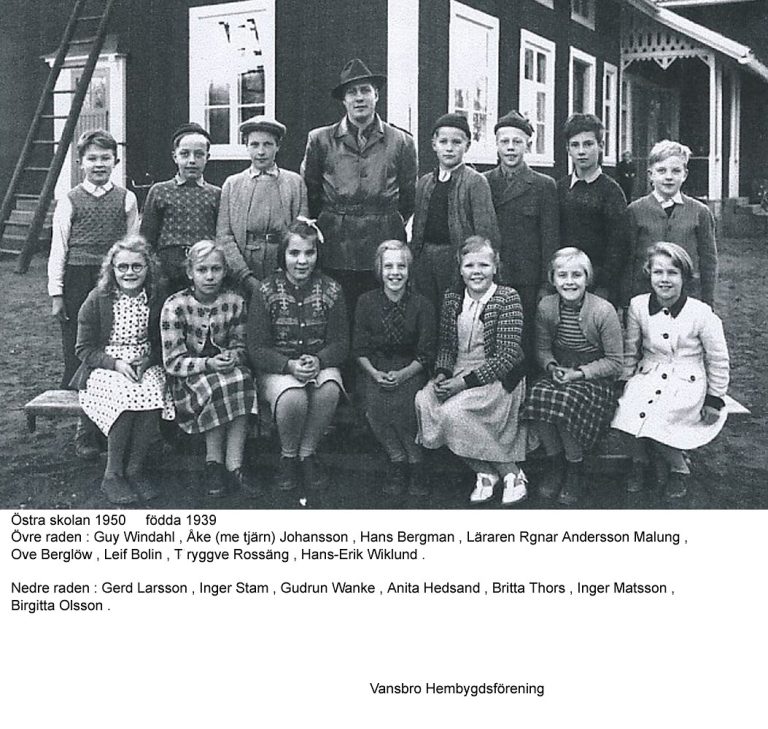 Östra skolan 1950  födda 1939