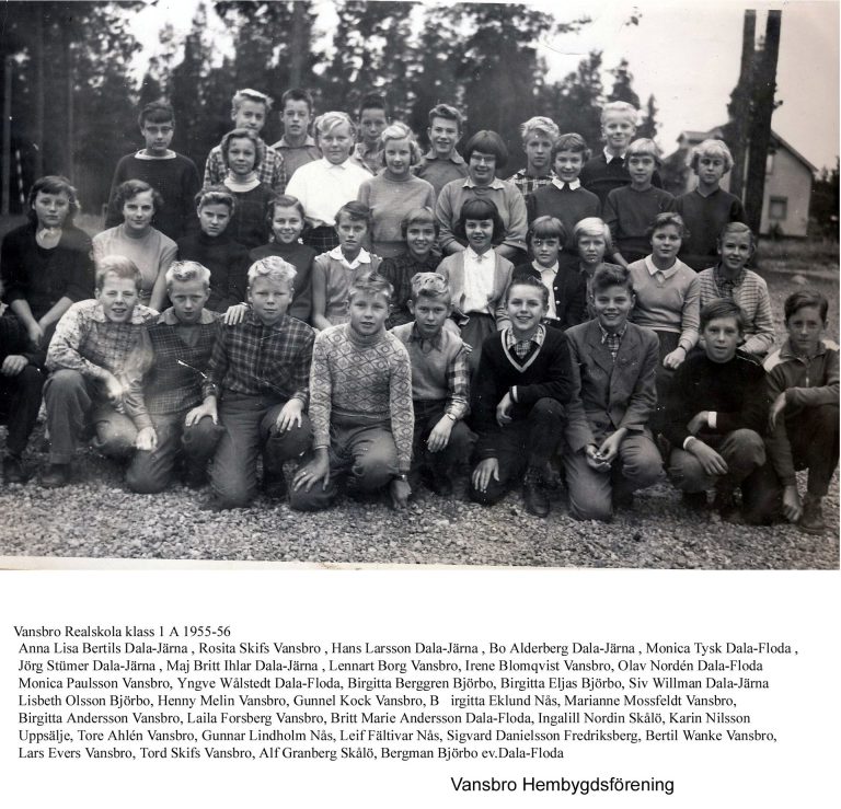 Vansbro Realskola klass 1 a  1