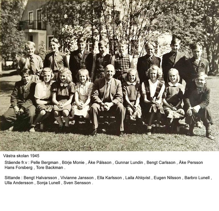Västra skolan 1945