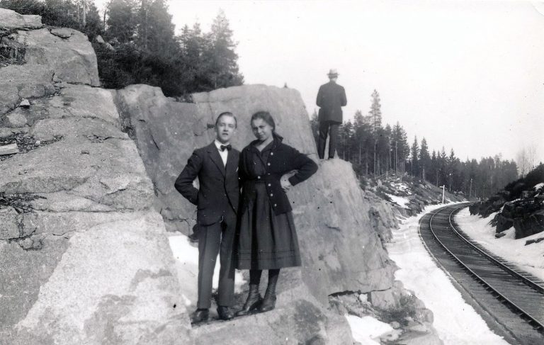 Artur Karlsson och Gertrud Sch