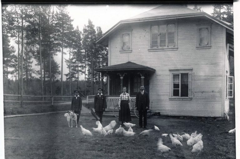 Familjen Axel Söderlund i Sten