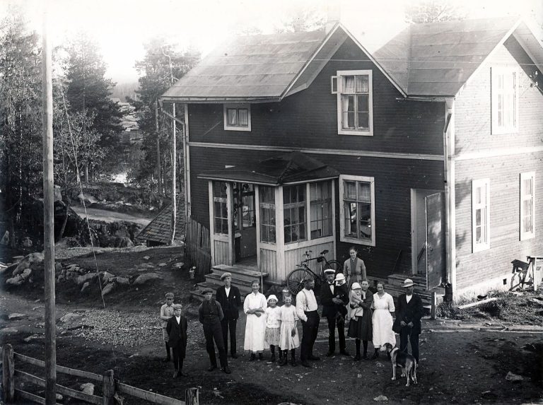 Här bodde familjerna Oskar Nyl