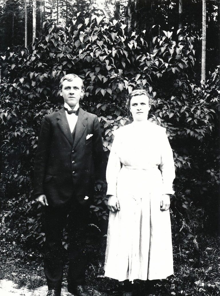 Helmer Stööp med syster Berta