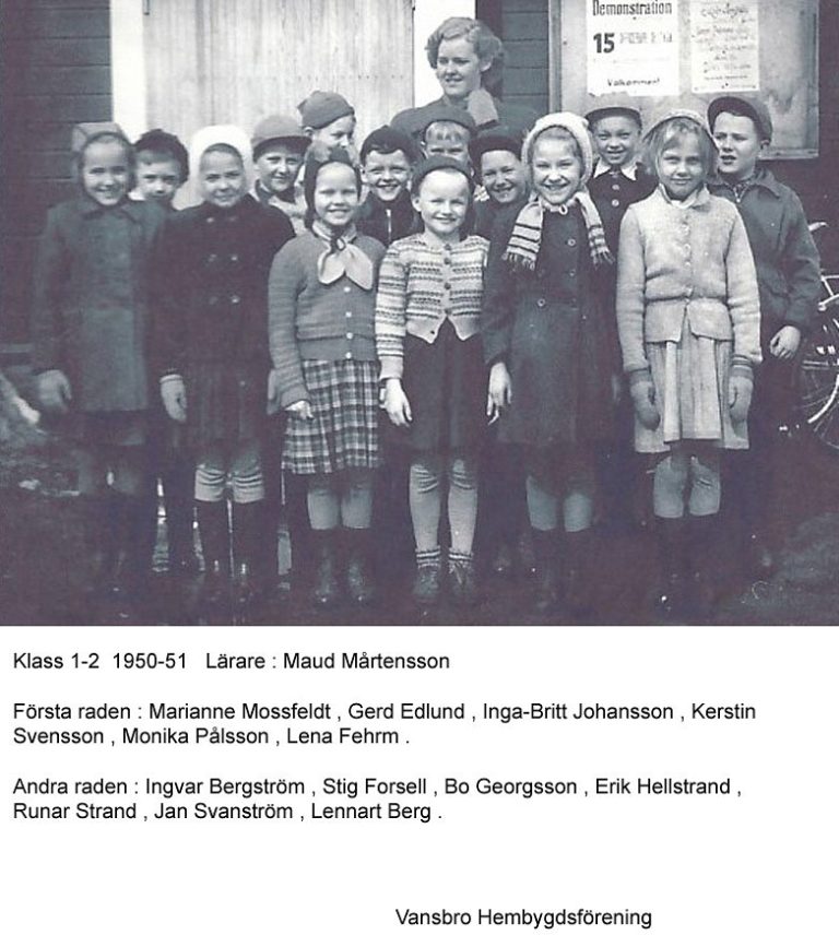 Klass 1-2  1950-51 kopiera