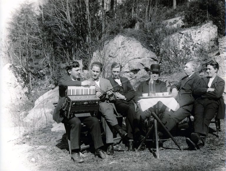 Musik hos Ljungbergs . Sigurd Bergström m.fl.