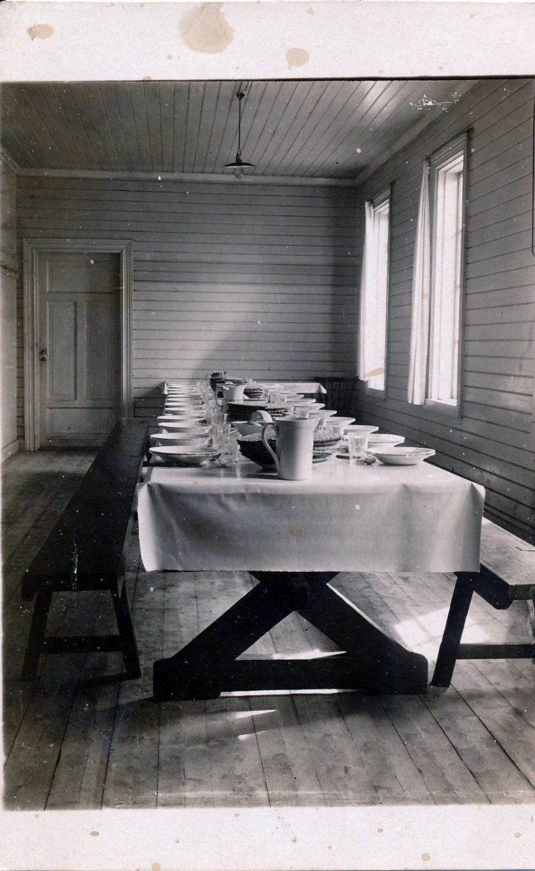 Interiör från Dalasågens matsal
