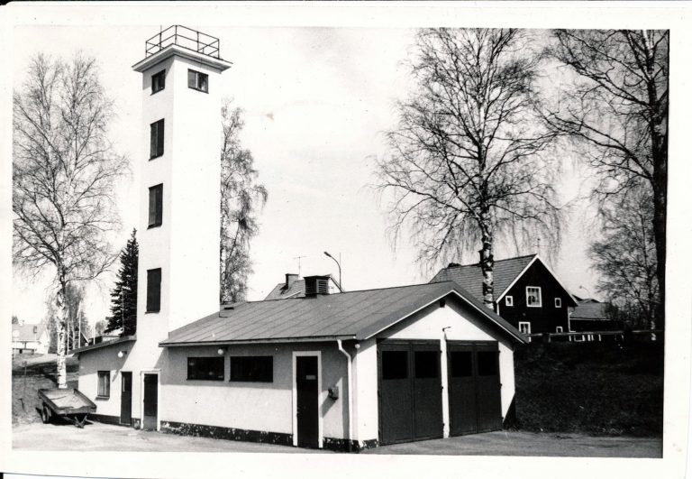 Brandstationen Järna 1980